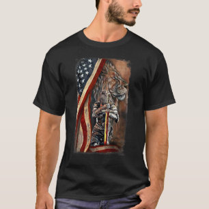 Jesus Woman Warrior Christian Lion God Judah Ameri T-Shirt
