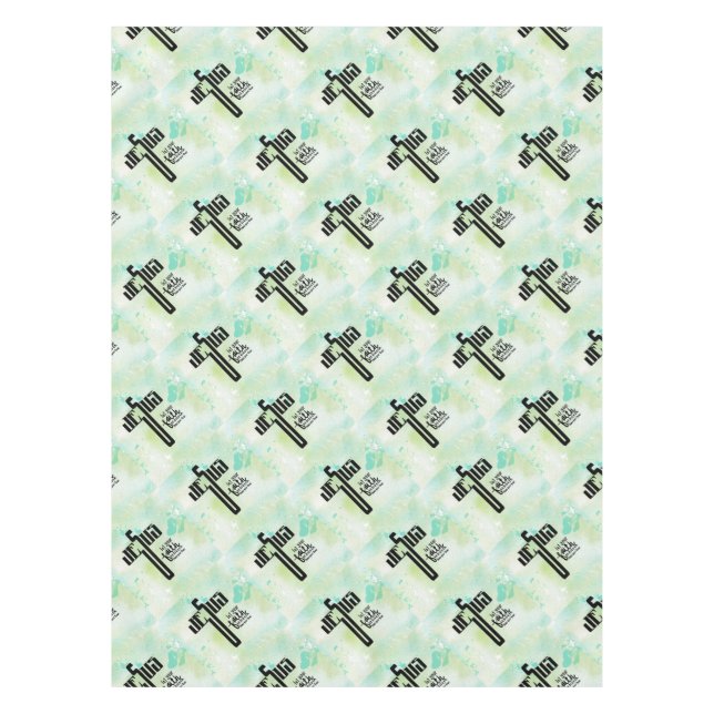 Jesus Word Art Tablecloth (Front)