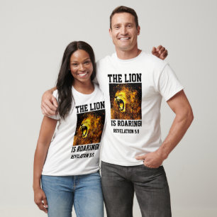 JESUS YESHUA ROARING LION OF JUDAH T-shirts