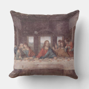 Jesus "Yeshua" The Last Supper, Leonardo da Vinci Cushion