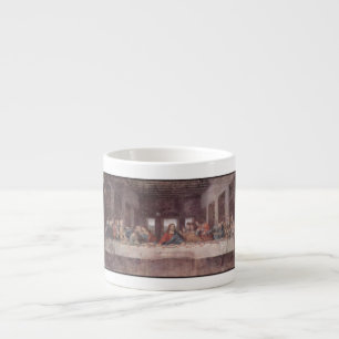 Jesus "Yeshua" The Last Supper, Leonardo da Vinci Espresso Cup