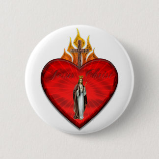 JesusChrist3a 6 Cm Round Badge