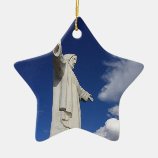 jesuses ceramic tree decoration (Front)