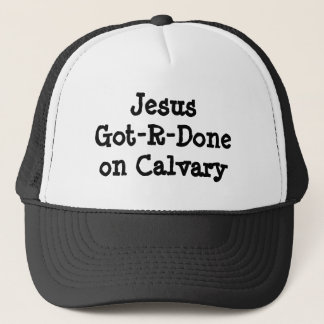 JesusGot-R-Doneon Calvary Trucker Hat