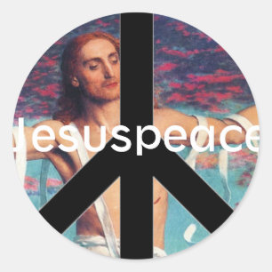 JESUSPEACE CLASSIC ROUND STICKER
