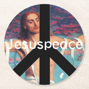 JESUSPEACE ROUND PAPER COASTER