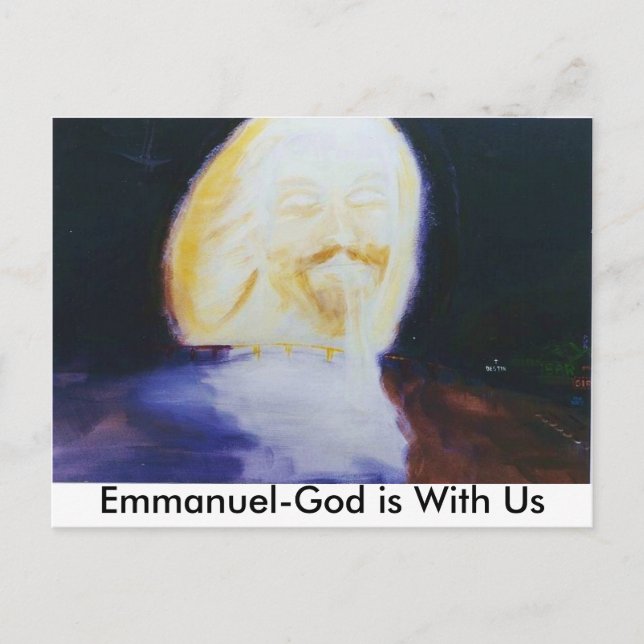 JESUSVISION_DESTIN_BRIDGE_ Emmanuel-God ... Postcard (Front)