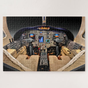 Jet Aircraft Cockpit Jigsaw Puzzle