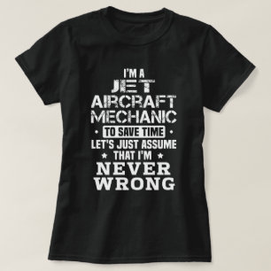 Jet Aircraft Mechanic T-Shirt