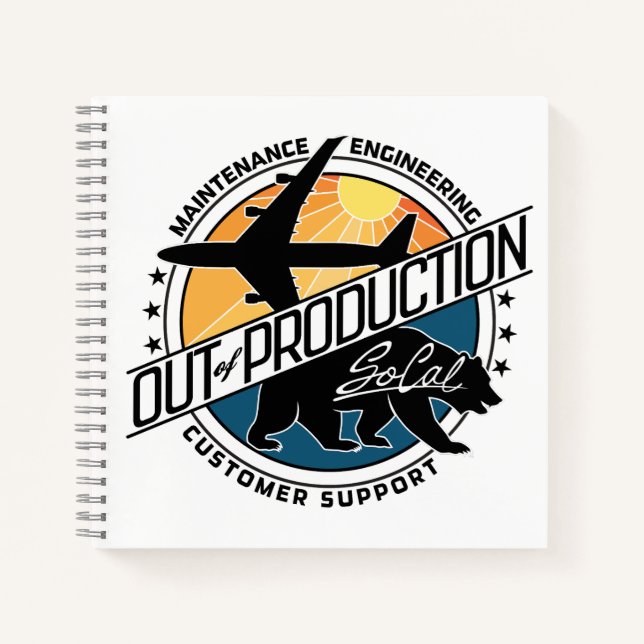 Jet & Bear Notebook (Front)