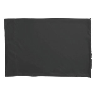 Jet Black Pillowcase