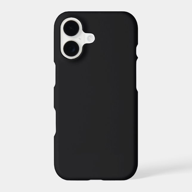 Jet Black Solid Colour (Back)