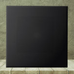Jet Black Solid Colour Ceramic Tile<br><div class="desc">Jet Black Solid Colour</div>