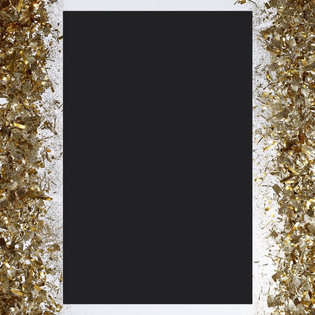 Jet Black Solid Colour Flyer (Creator Uploaded)