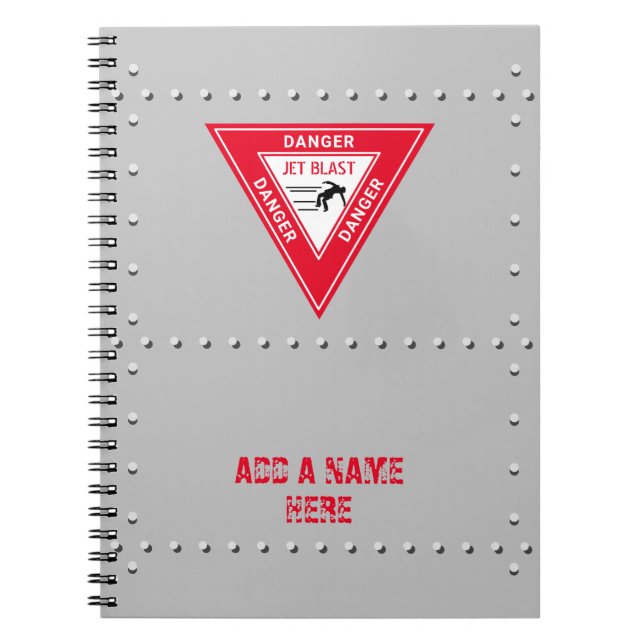 Jet Blast Notebook (Front)