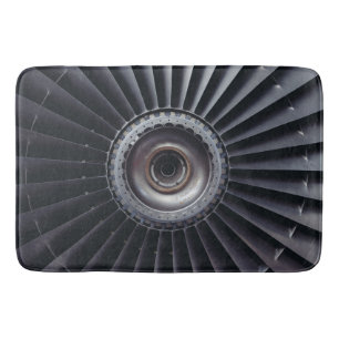 Jet engine bath mat, creepy engineering, aeroplane mat