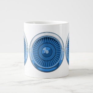 Jet Engine Large Coffee Mug