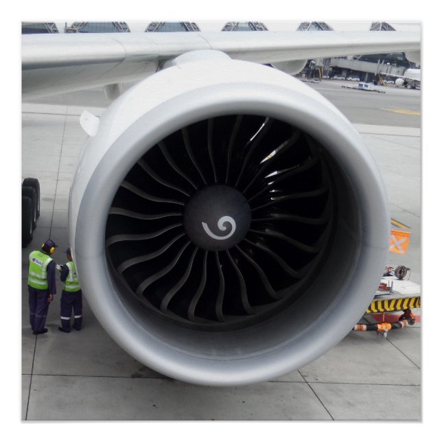 Jet Engine Poster 20"x20" (Front)