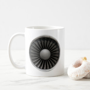 Jet Engine Turbine Fan Coffee Mug