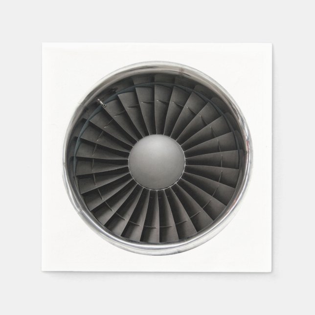 Jet Engine Turbine Fan Napkin (Front)