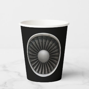 Jet Engine Turbine Fan Paper Cups