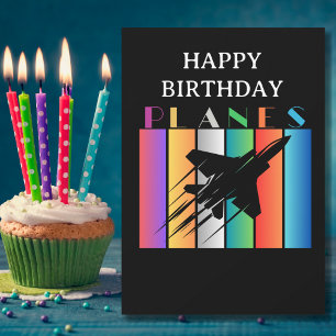 Jet Fighter Aeroplane Planes Fun Aviation Birthday