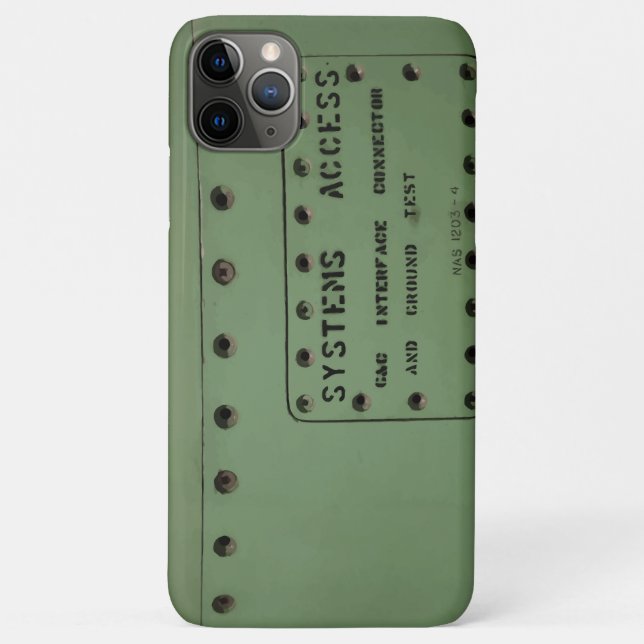 Jet fighter aircraft fuselage (Systems access) Case-Mate iPhone Case (Back)