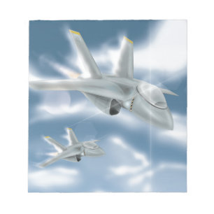 Jet Fighter Aircraft Notepad