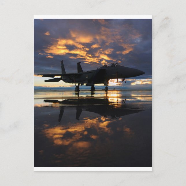 Jet Fighter Aircraft Pilot Wings Destiny Postcard (Front)