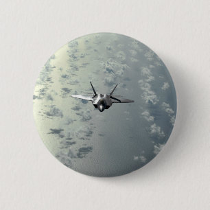 Jet Fighter Over Seas 6 Cm Round Badge