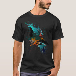 Jet fighter pilot colourful colours fighter jet m T-Shirt