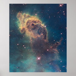 Jet in Carina Nebula Poster