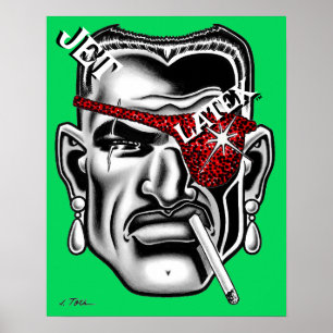 Jet Latex™/Broken Nose Poster