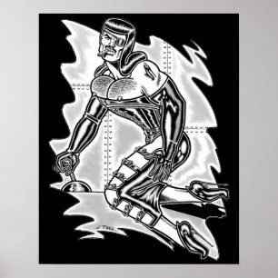 Jet Latex™/Spaceship Poster