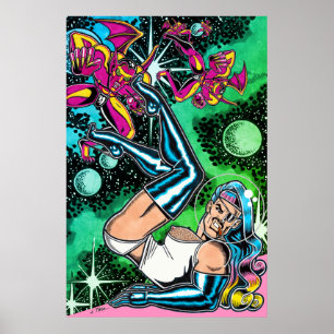 Jet Latex vs. the Alien Vampires Poster