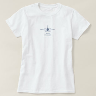 Jet Liner Above And Beyond  T-Shirt