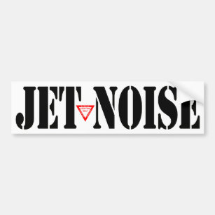 Jet Noise Bumper Sticker