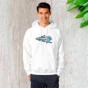 Jet Plane Mens Hoodie