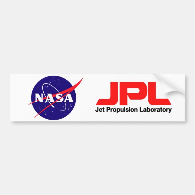Jet Propulsion Laboratory Bumper Sticker (Front)