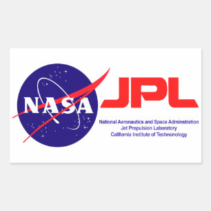 Jet Propulsion Laboratory Rectangular Sticker