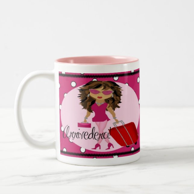 Jet Set Diva Mug (Left)