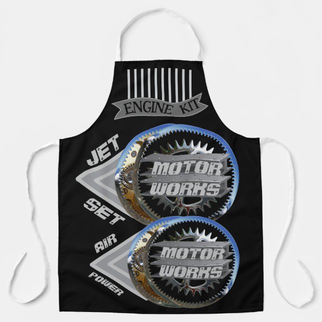 Jet Set Motor Works Apron (Front)