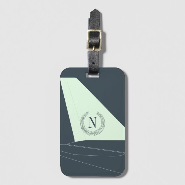 Jet-Setter Luggage Tag (Front Vertical)