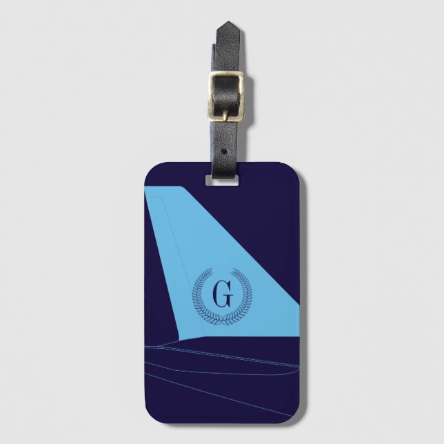 Jet-Setter Luggage Tag (Front Vertical)