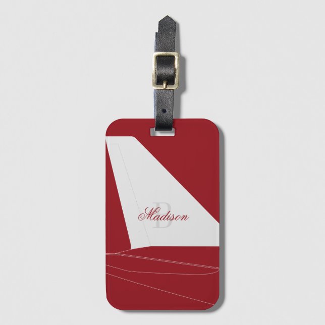 Jet-Setter Luggage Tag (Front Vertical)