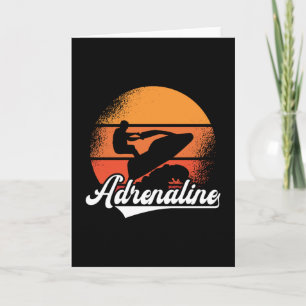 Jet Ski Adrenaline Jet Skiing Water Sports Jetski Card