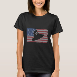 Jet Ski American Usa Flag Jetski _1  T-Shirt