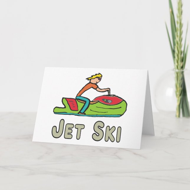 Jet Ski Card (Front)