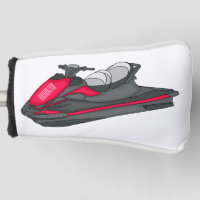 Jet ski cartoon illustration