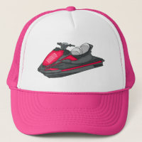 Jet ski cartoon illustration